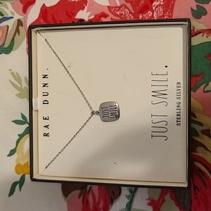 Rae Dunn Just Smile necklace